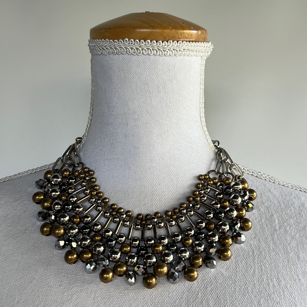 Pam Hiran From Anthropologie Beaded Collar Necklace